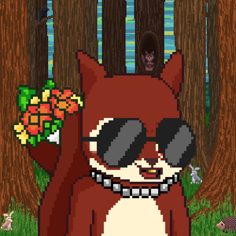 Pixel Squirrels #37